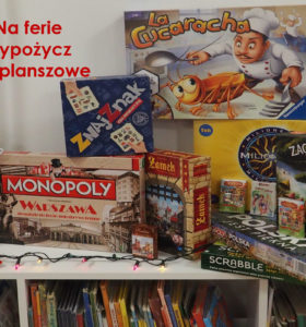 Na ferie wypożycz gry planszowe..