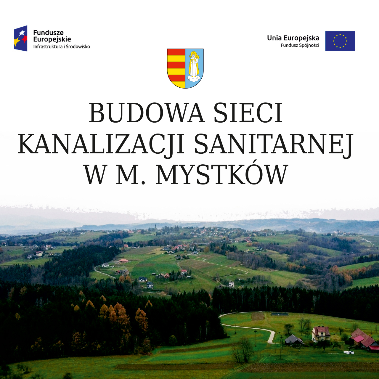 Budowa sieci kanalizacji sanitarnej w m. Mystków