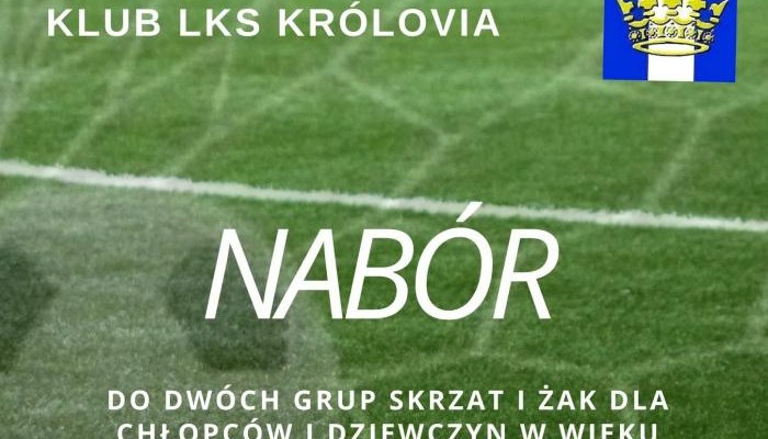 LKS Królovia ogłasza nabór do grup skrzat i żak