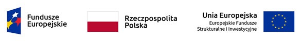 Zestawienie znaków: Fundusze Europejskie, Barwy Rzeczypospolitej Polskiej, Unia Europejska